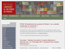 Tablet Screenshot of langues-cultures-france.org